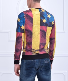 Ανδρική μπλούζα με δολάριο και κρανίο