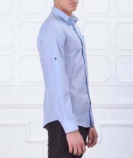 Ανδρικό μπλε πουκάμισο Stage