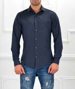 Ανδρικό μπλε πουκάμισο Street 86