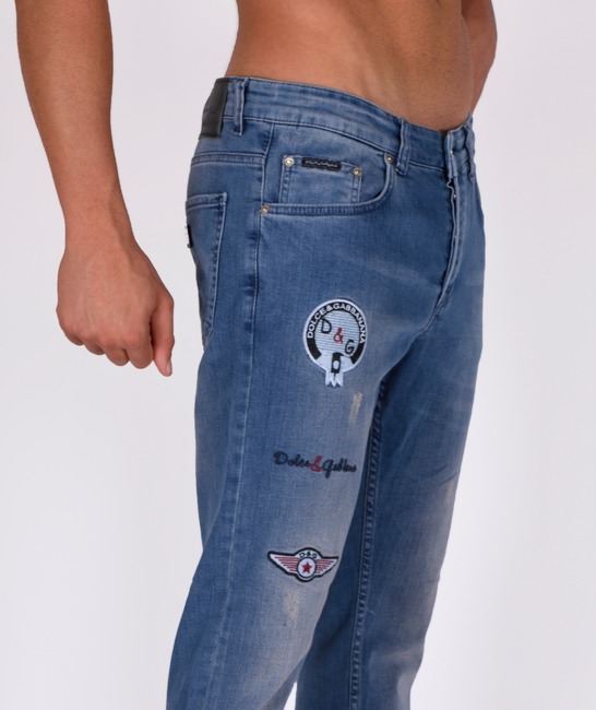 Ανδρικό μπλε τζιν Dolche and Gabbana D39