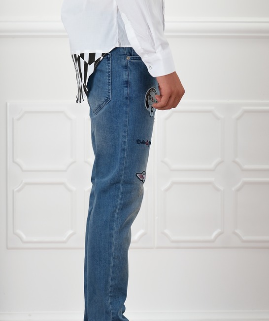 Ανδρικό μπλε τζιν Dolche and Gabbana D39
