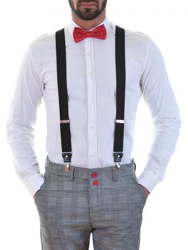 Ανδρικό λευκό κοτλέ πουκάμισο