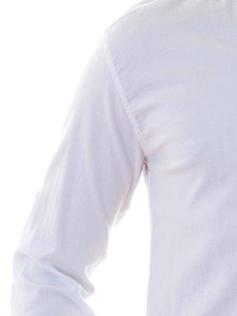 Ανδρικό λευκό κοτλέ πουκάμισο