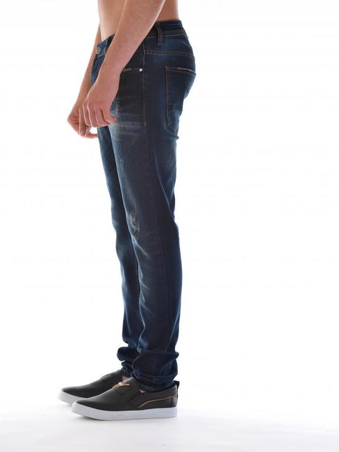 Ανδρικό σκούρο μπλε τζιν Pull and Bear D45