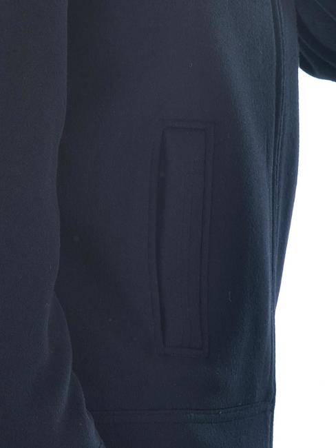 Ανδρικό κοντό μαύρο μπουφάν με γιακά