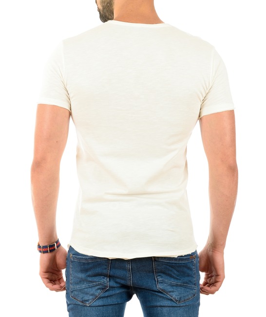 Ανδρικό λευκό μπλουζάκι με κάκτους