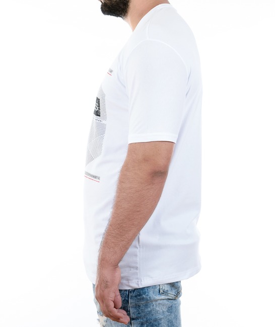 05 - Ανδρικό λευκό μπλουζάκι DANIEL JONES