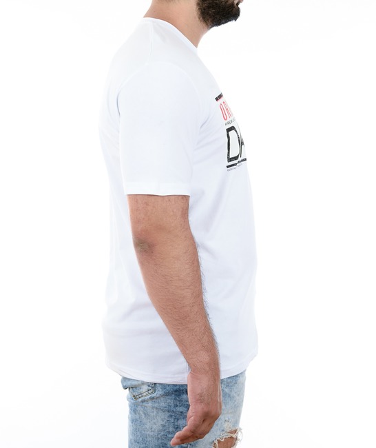 26 - Ανδρικό λευκό μπλουζάκι ORIGINAL DANIEL