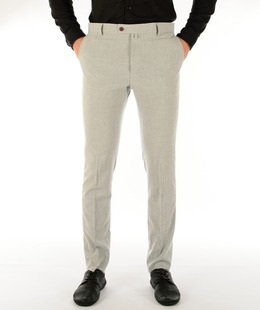 Ανδρικό παντελόνι ανοιχτό γκρι χρώμα