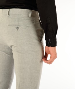 Ανδρικό παντελόνι ανοιχτό γκρι χρώμα