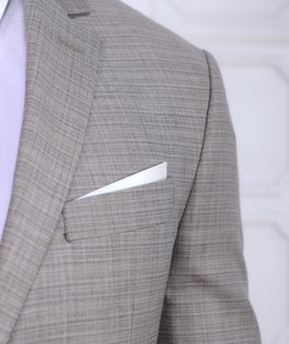 Ανδρικό κλασσικό ανοιχτό μπεζ κοστούμι 