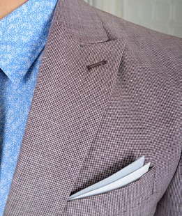 Ανδρικό σπορ σακάκι σε ρίγες χρώμα μπορντό 