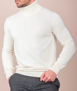 Ανδρικό πλεκτό ζιβάγκο χρώμα μπεζ