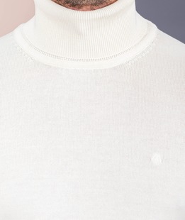 Ανδρικό πλεκτό ζιβάγκο χρώμα μπεζ