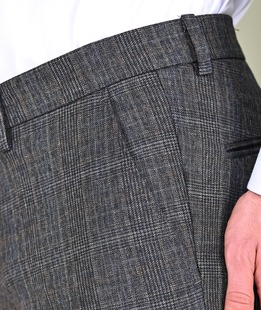 Ανδρικό γκρι  καρό παντελόνι