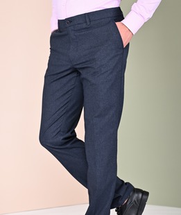 Σκούρο μπλε ανδρικό παντελόνι