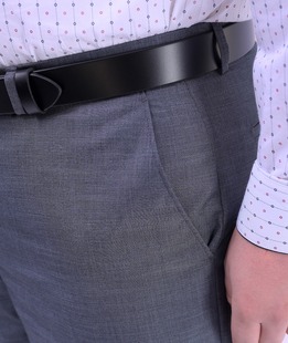 Γκρι κλασικό επίσημο παντελόνι 