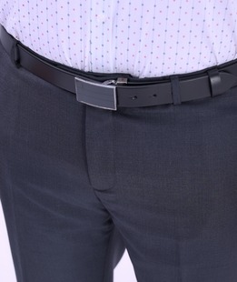 Επίσημο γκρι κλασικό παντελόνι με ιταλική τσέπη