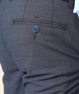 Ανδρικό μπλε παντελόνι με ιταλική τσέπη