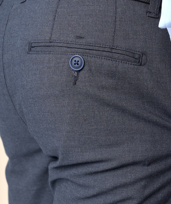 Ανδρικό μπλε παντελόνι με ιταλική τσέπη
