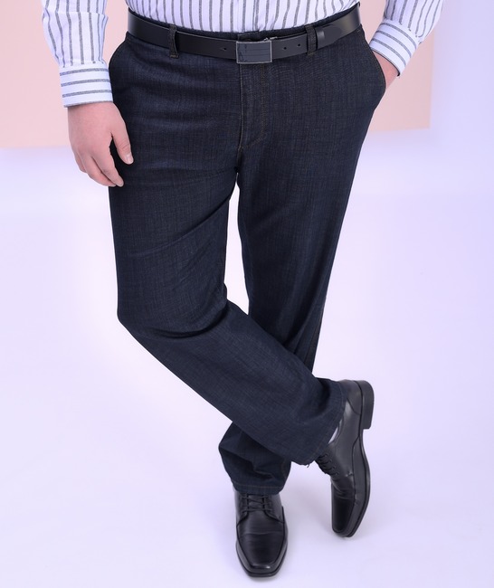 Τζιν παντελόνι με κλασικό κόψιμο σε χρώμα indigo