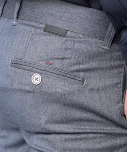 Ανδρικό παντελόνι σε γκρι χρώμα με 5 τσέπες