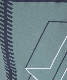 Πράσινο ανδρικό μπλουζάκι με τρισδιάστατη φιγούρα 