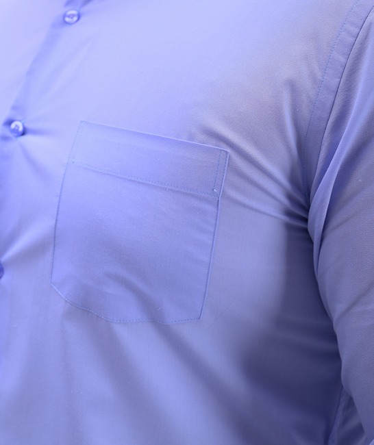Aνδρικό αμπιγέ μπλε πουκάμισο Big Size
