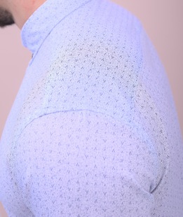 Αμπιγέ  ανδρικό πουκάμισο με μικρά στοιχεία