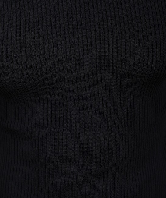 Κομψό ανδρικό μπλουζάκι πόλο χρώμα μαύρο