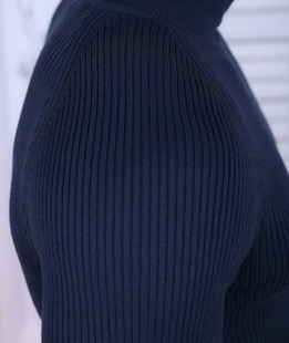 Ανδρικό μπλουζάκι πόλο σε σκούρο μπλε