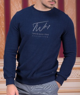 Ανδρική μπλούζα Premium Σκούρο Μπλε TW Plus