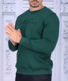 Πράσινη μπλούζα με στάμπα Better Friend