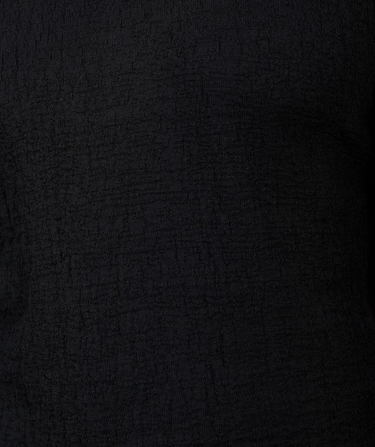 Μαύρο ανδρικό πουλόβερ από λεπτό μάλλι