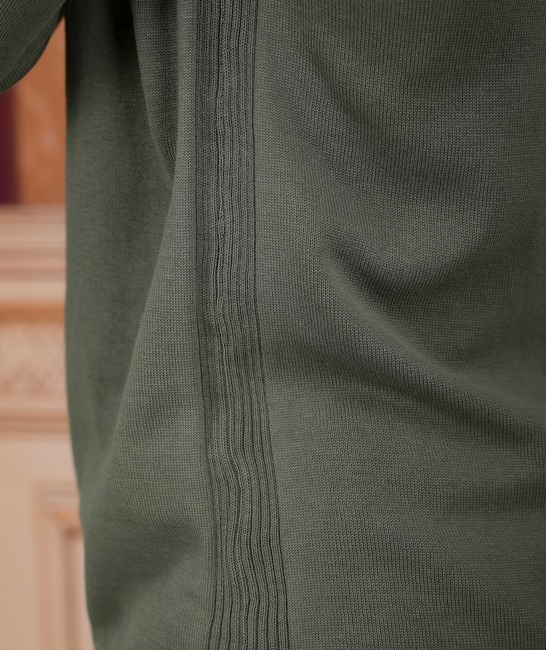 Ανδρικό βαμβακερό πουλόβερ πράσινο χρώμα 