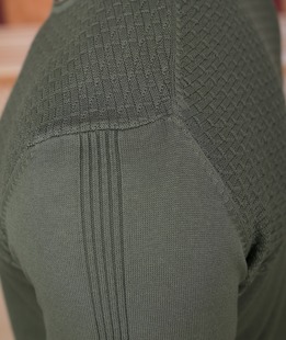 Ανδρικό βαμβακερό πουλόβερ πράσινο χρώμα 