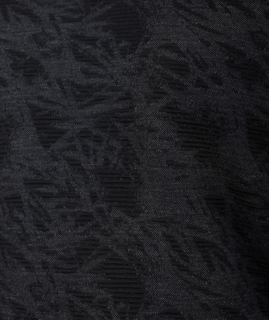 Μαύρη και γκρι 3D ανάγλυφη ανδρική μπλούζα