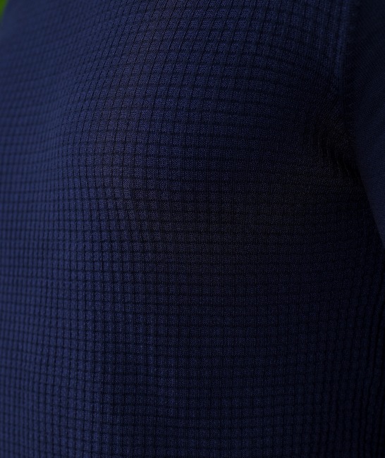 Κομψό ανδρικό μπλε πουλόβερ