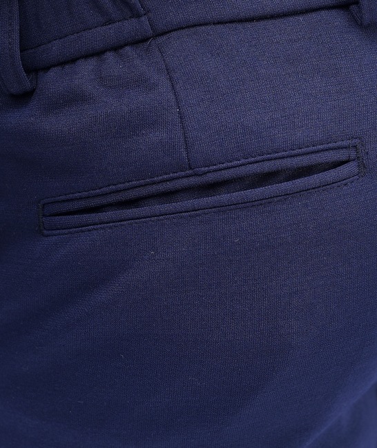 Ανδρικό σκούρο μπλε κομψό παντελόνι με ιταλική τσέπη