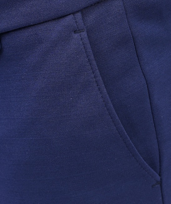 Ανδρικό σκούρο μπλε κομψό παντελόνι με ιταλική τσέπη