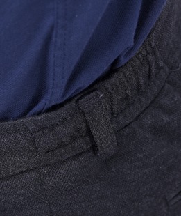 Κομψό παντελόνι σε χρώμα γραφίτη 