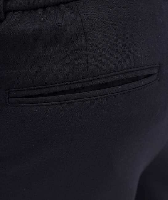 Μαύρο ανδρικό παντελόνι με ιταλική τσέπη