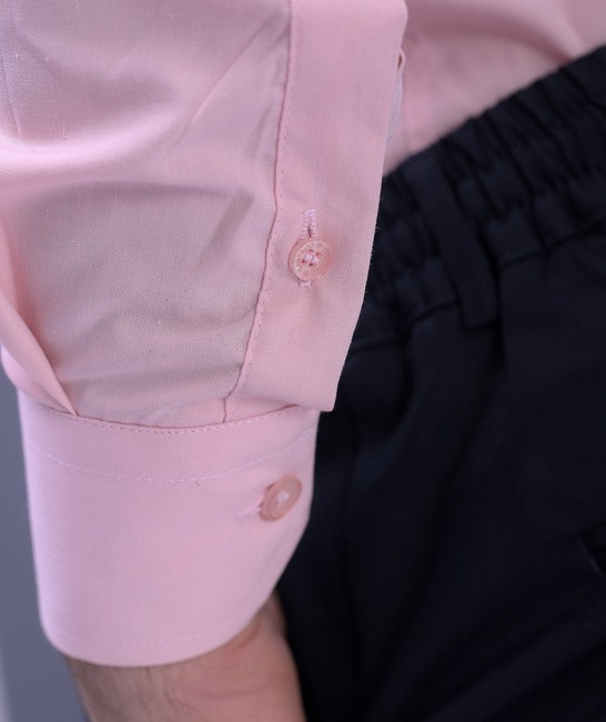 Αμπιγέ ανδρικό πουκάμισο σε ροζ χρώμα