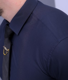 Αμπιγέ Μπλε Ναυτικό πουκάμισο