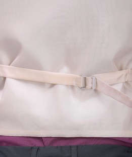 Κομψό μπεζ ανδρικό γιλέκο με διπλή σειρά κουμπιά