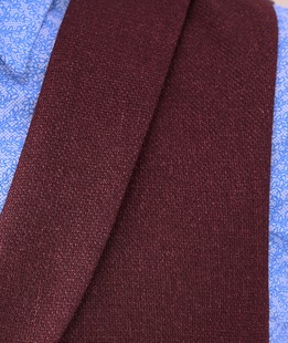 Κλασικό Ανδρικό Γιλέκο με Ψηλό Πέτο σε μπορντό χρώμα