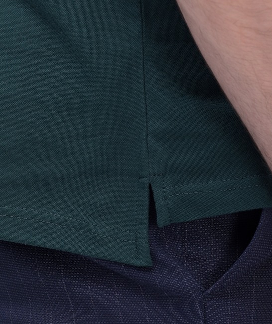 Ανδρικό κοντομάνικο μπλουζάκι πόλο σε πράσινο χρώμα