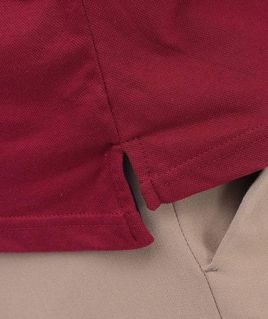 Ανδρικό κοντομάνικο μπλουζάκι σε μπορντό 