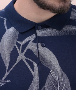 Μπλε ναυτικό κοντομάνικο μπλουζάκι 