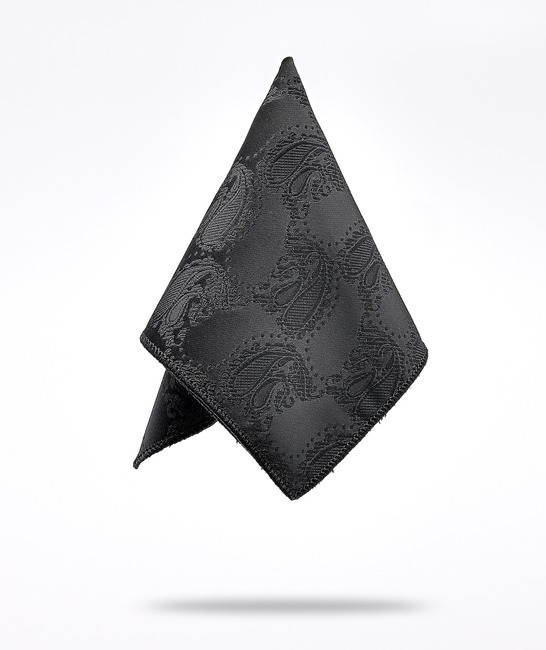 Μαύρη γραβάτα με λαχούρι σχέδιο